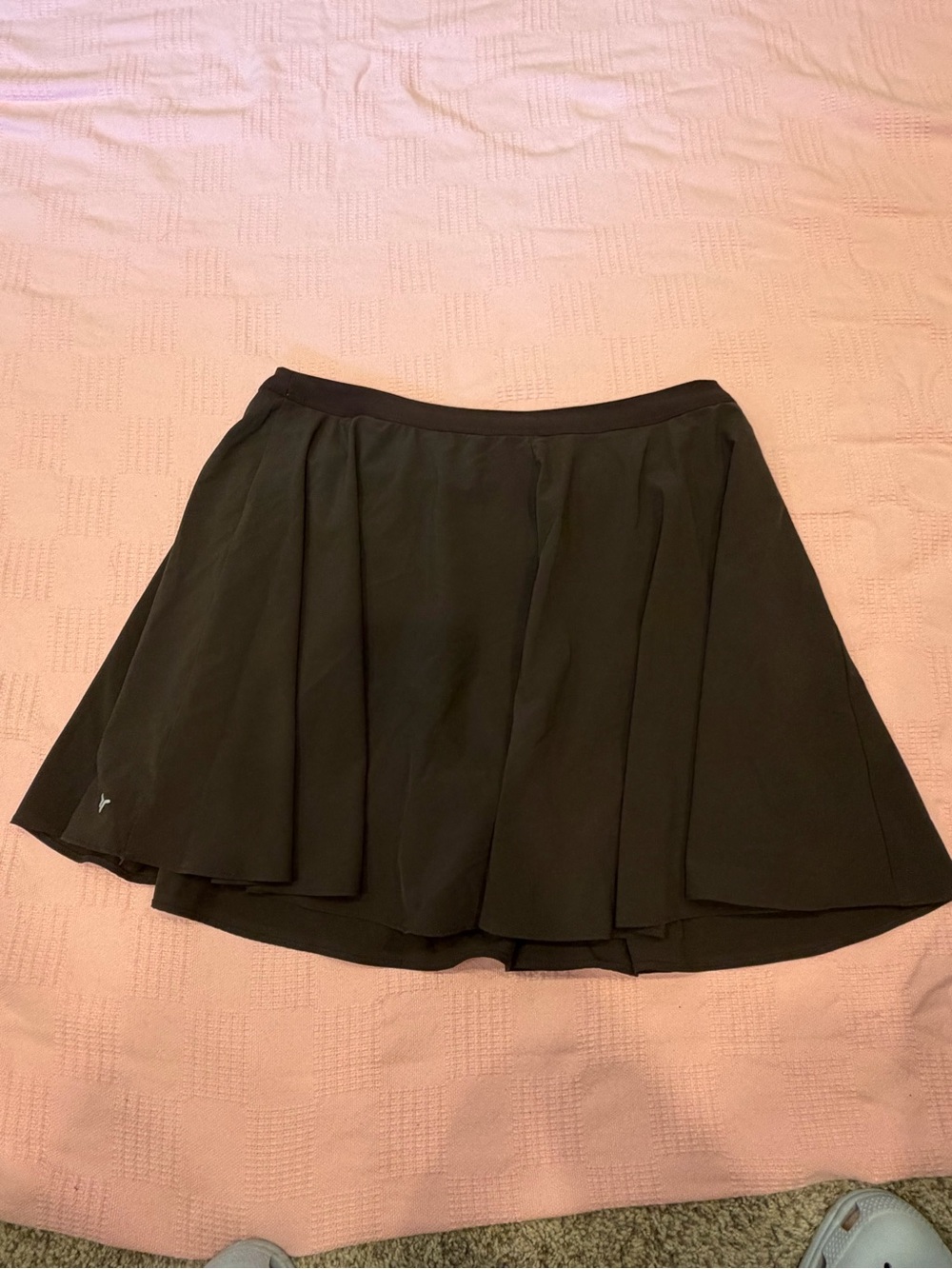 Athleta Women's Brown Pleated Athletic Skort with pocket